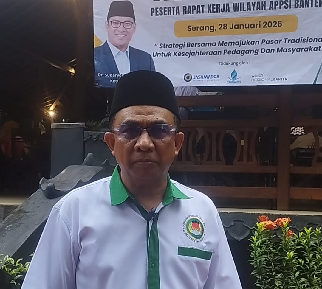 Ketua Dewan Pimpinan Wilayah (DPW) Asosiasi Pedagang Pasar Seluruh Indonesia (APPSI) Provinsi Banten, M. Yamin